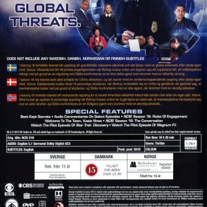 DVD - NCIS - Säsong 16 baksida