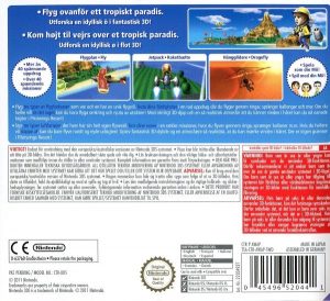 Nintendo 3DS - PilotWings Resort back cover