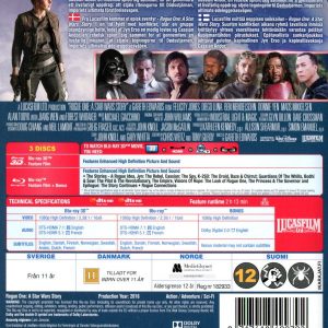 Bluray - Rogue One: A Star Wars Story (3D) back cover