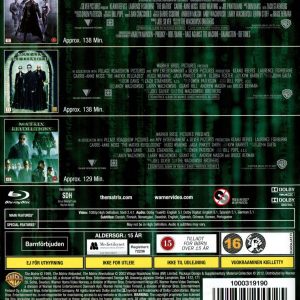 Bluray - The Matrix Collection back cover