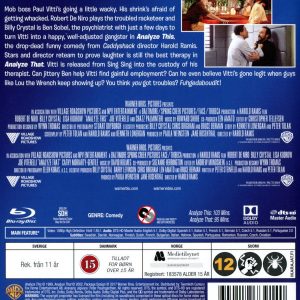Bluray - Analyze This & Analyze That back cover