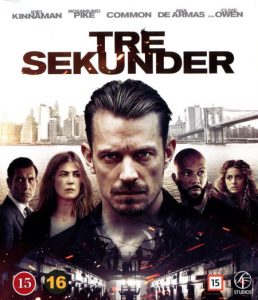 Bluray - Tre sekunder (Joel Kinnaman) front cover