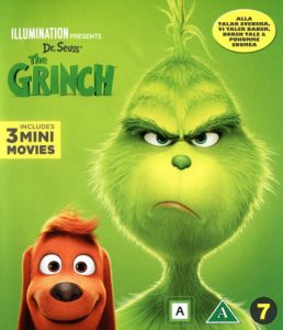 Bluray - Grinchen (The Grinch) (2018) front cover