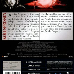 Bluray - Den röda vargen (Liza Marklund) back cover