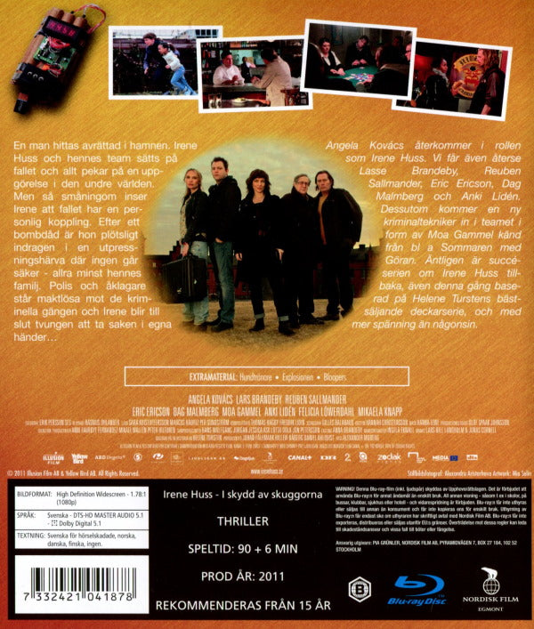 Bluray - Irene Huss # 11 : I skydd av skuggorna back cover