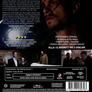 Bluray - Killing: Säsong 1 back cover