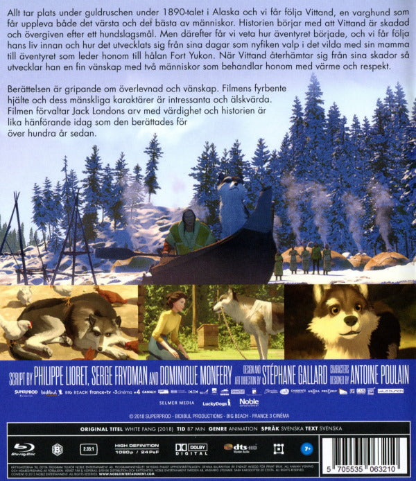 Bluray - Varghunden (Jack London's) back cover