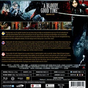 Bluray - Alien Vs. Ninja back cover