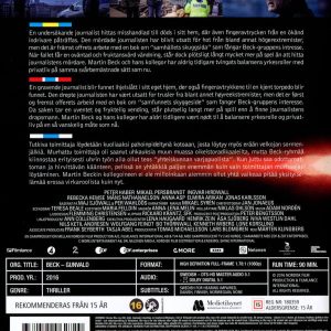 Bluray - Beck # 31 - Gunvald back cover