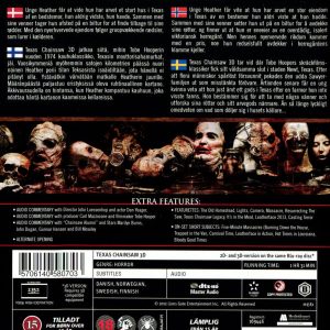 Bluray - Texas Chainsaw (2013) (3D) back cover