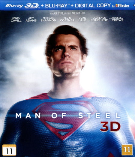 images Bluray - Man of Steel (3D) front cover