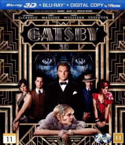 Bluray - Great Gatsby (2013) (3D) front cover