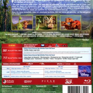 Bluray - Den gode dinosaurien (3D) back cover