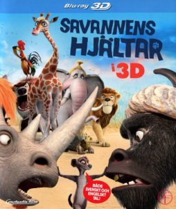Bluray - Savannens Hjältar (3D) front cover