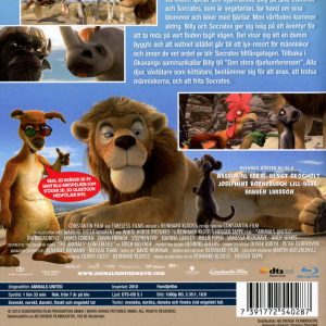 Bluray - Savannens Hjältar (3D) back cover