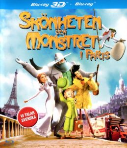 Bluray - Skönheten och Monstret i Paris (3D) front cover