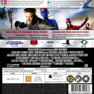 Bluray - X-Men - Days of Future Past (3D) back cover