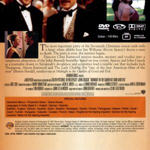 DVD - Midnight in the Garden of Good and Evil back cover