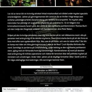 DVD - Brottet: Säsong 2 back cover