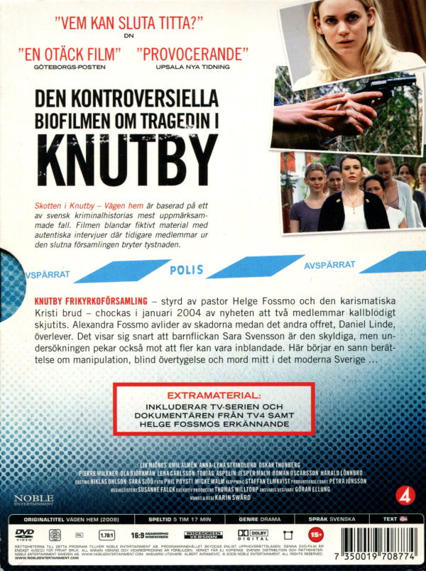 DVD - Skotten i Knutby : Vägen Hem (3-disc Specialutgåva) back cover