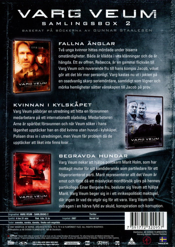 DVD - Varg Veum - Samlingsbox 2 baksida
