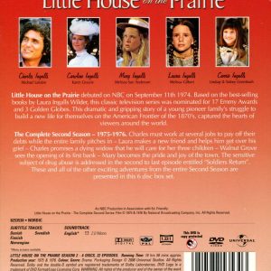 DVD - Lilla Huset På Prärien - Säsong 2 baksida