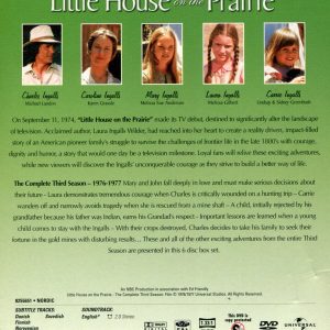 DVD - Lilla Huset På Prärien - Säsong 3 baksida