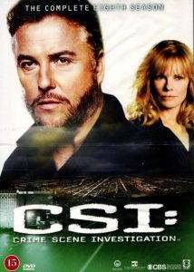 DVD - CSI: Crime Scene Investigation - Säsong 8 front cover