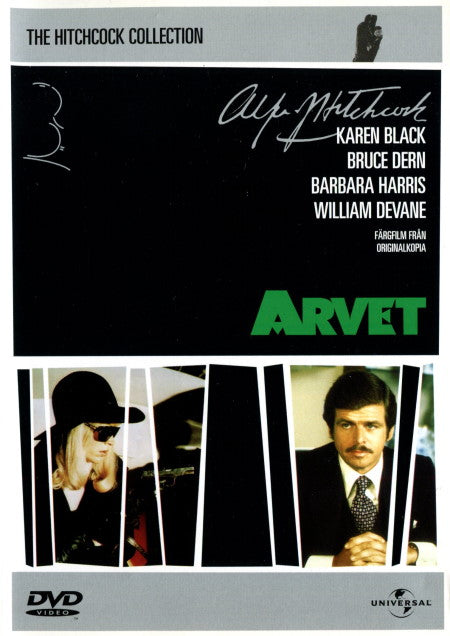 DVD - Arvet (Alfred Hitchcock) (1976) Universal front cover