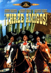DVD - Three Amigos (Steve Martin) (1986) front cover