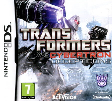 images Nintendo DS - Transformers: War for Cybertron - Decepticons front cover