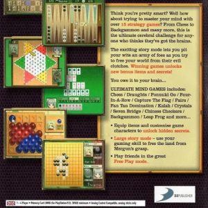 Playstation 2 (PS2) - Ultimate Mind Games back cover