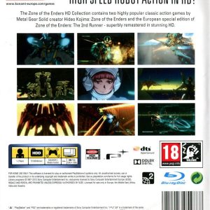 Playstation 3 - Zone of the Enders HD Collection back cover