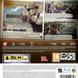 Playstation 3 - The Bureau: XCOM Declassified back cover