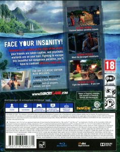 Playstation 4 - Far Cry 3 (Classic Edition) back cover