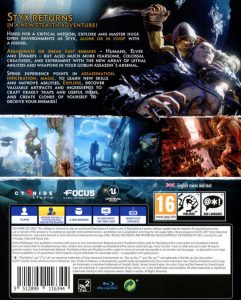 Playstation 4 - Styx: Shards of Darkness back cover