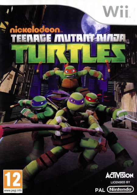 images Nintendo Wii - Nickelodeon Teenage Mutant Ninja Turtles front cover
