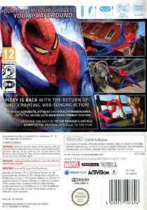 Nintendo Wii - Amazing Spider-Man back cover