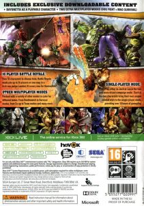 XBOX 360 - Anarchy Reigns back cover