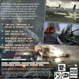 XBOX 360 - Battlestations Pacific back cover