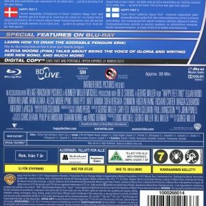 Bluray - Happy Feet 2 back cover