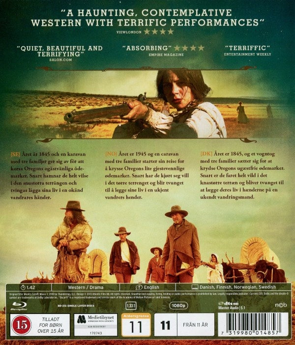 Bluray - Meek's Cutoff back cover