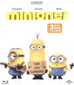 Bluray - Minioner front cover