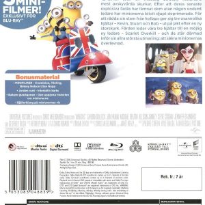 Bluray - Minioner back cover