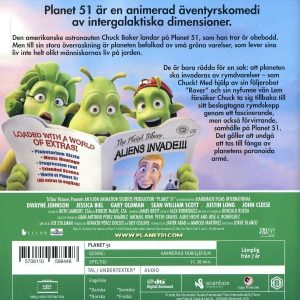 Bluray - Planet 51 back cover