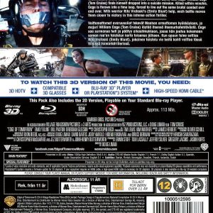 Bluray - Edge of Tomorrow 3D back cover