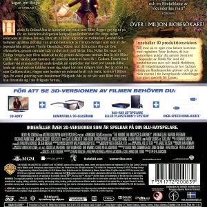 Bluray - Hobbit: En Oväntad Resa (3D) (4-disc) back cover