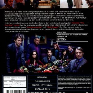 Bluray - Hannibal: Säsong 1 (Mads Mikkelsen) back cover