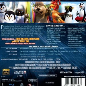 Bluray - Surf's Up back cover