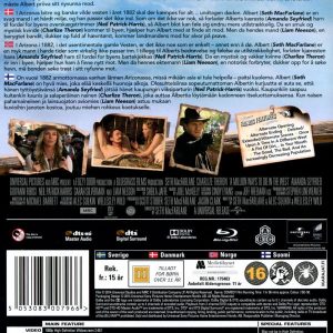 Bluray - A Million Ways to Die in the West (Charlize Theron) back cover